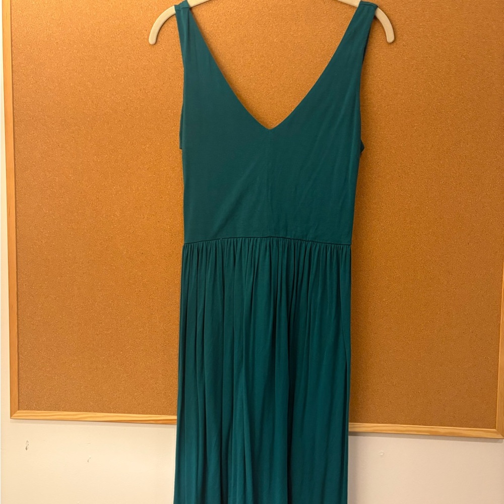 LOFT Teal Midi Dress